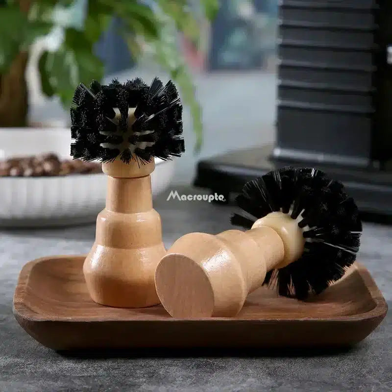 Brosse pour Porte-Filtre en Bois - 51MM, 54MM, 58MM - vue 2