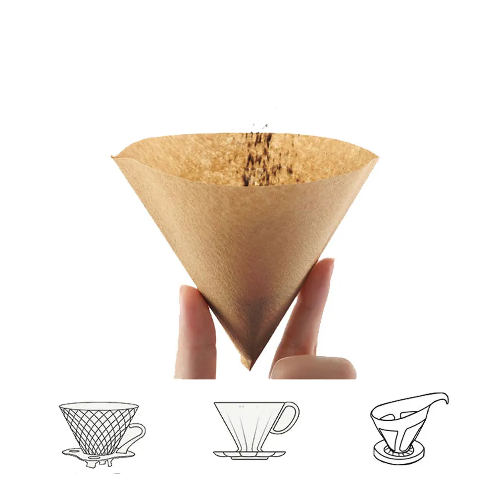 Café Filtre Individuel en Papier pour Goutteur V60 - Infusion Parfaite - vue 2