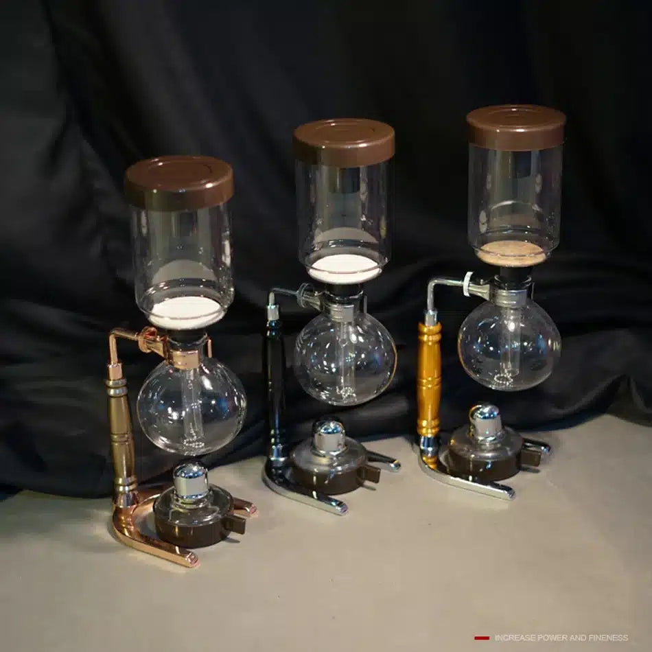 Cafetière à Siphon Moderne en Verre 380ML - 600ML - vue 2