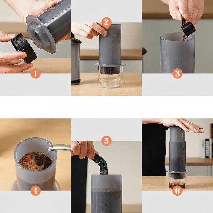 Cafetière Aeropress en ABS avec Capacité de 400ML - vue 3
