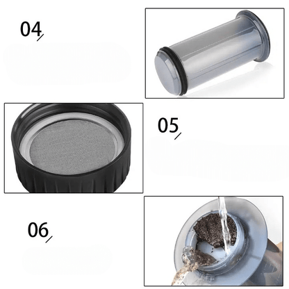 Cafetière Aeropress Portable en Plastique Design Compact 300ML - vue 3