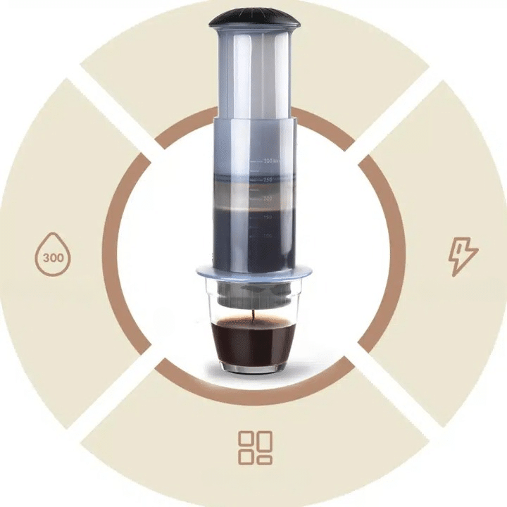 Cafetière Aeropress Portable en Plastique Design Compact 300ML - vue 6