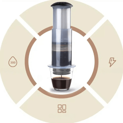 Cafetière Aeropress Portable en Plastique Design Compact 300ML - vue 6
