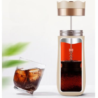 Cafetière de Randonnée Compacte en Acier Inoxydable 350ML - vue 3