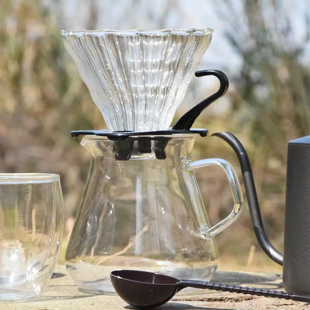 Cafetière de Voyage en Métal avec Verre de Service 600ML - vue 2