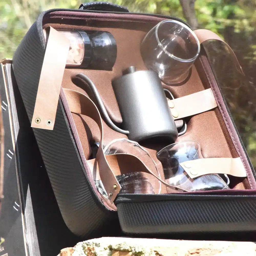Cafetière de Voyage en Métal avec Verre de Service 600ML - vue 3