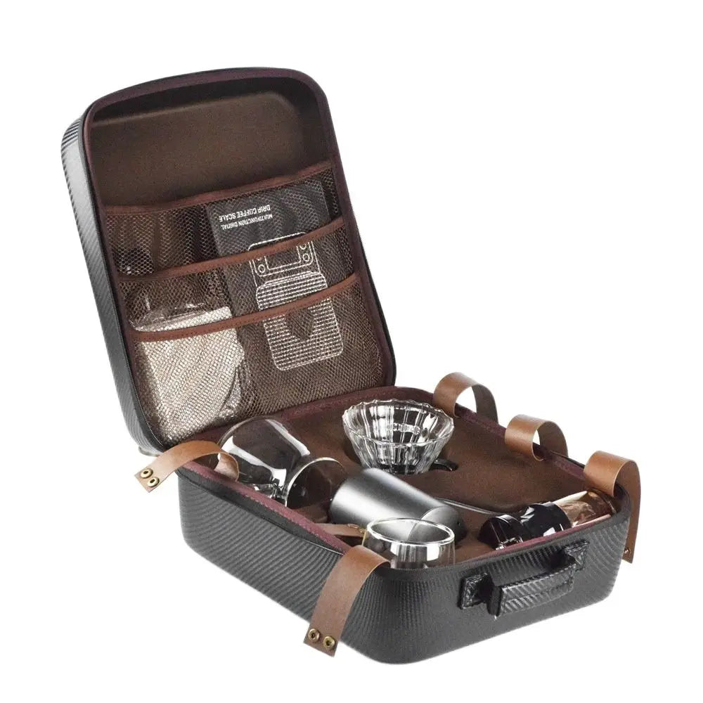 Cafetière de Voyage en Métal avec Verre de Service 600ML - vue 6