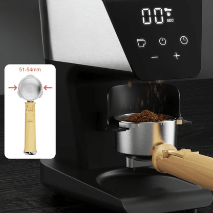 Cafetière Distributeur Automatique en Acier Inoxydable avec Moulin Intégré - vue 2