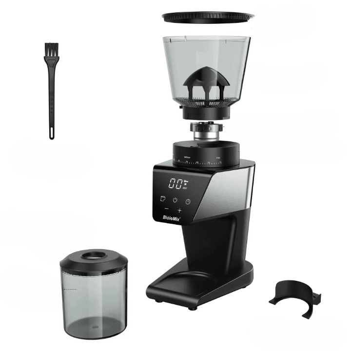 Cafetière Distributeur Automatique en Acier Inoxydable avec Moulin Intégré - vue 3