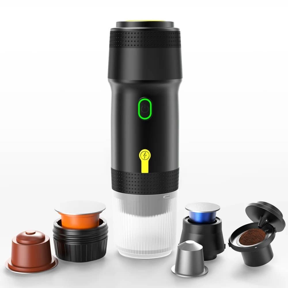 Cafetière Électrique de Voyage Compacte en Plastique 8x8CM - vue 2