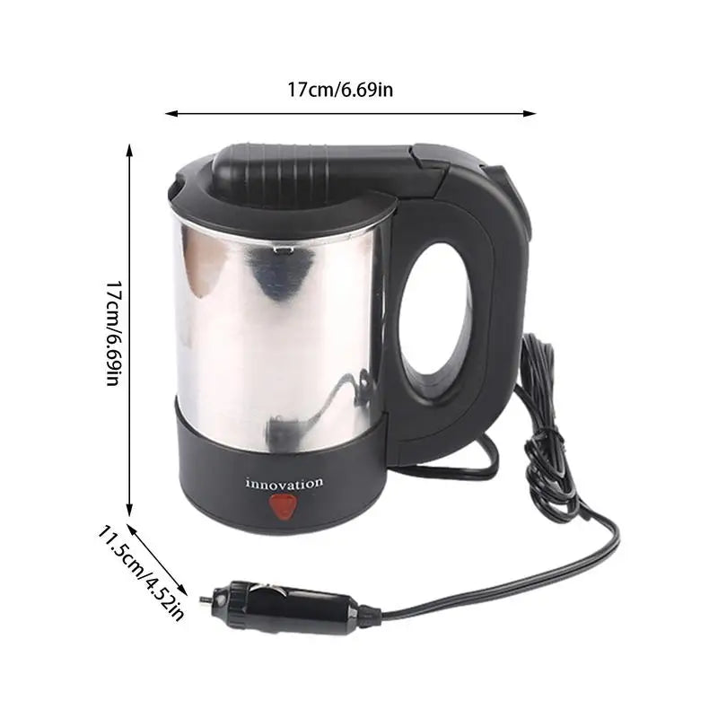 Cafetière Électrique en Acier Inoxydable Allume Cigare 12V - vue 2