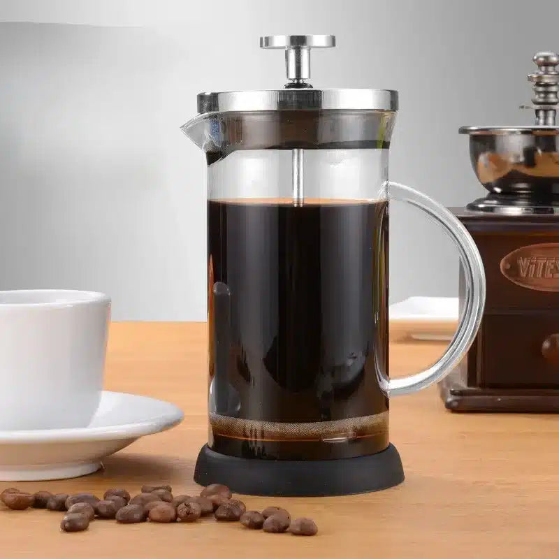Cafetière en Verre Borosilicate avec Filtre en Acier Inoxydable 1L - vue 2