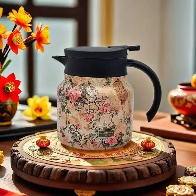 Cafetière en Verre Grande Capacité 1L avec Système de Séparation - vue 1