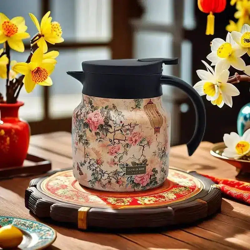 Cafetière en Verre Grande Capacité 1L avec Système de Séparation - vue 4