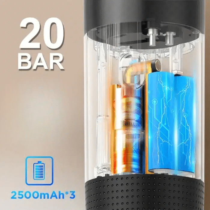 Cafetière Espresso Portable en Acier Inoxydable 250ML - vue 1