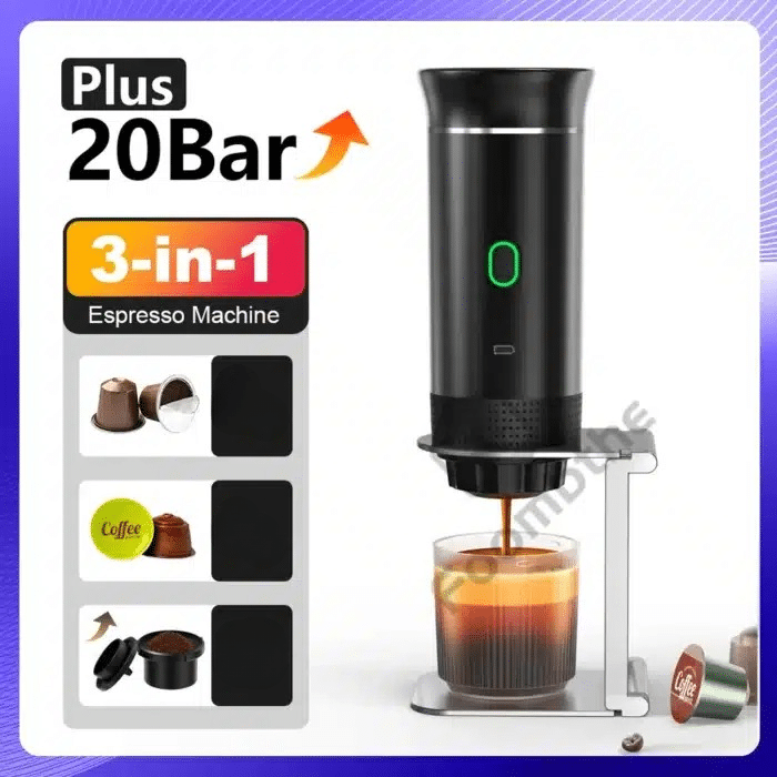 Cafetière Espresso Portable en Acier Inoxydable 250ML - vue 5