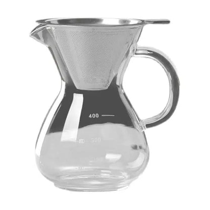 Cafetière Expresso en Verre Élégant avec Filtre Réutilisable 1L - vue 3