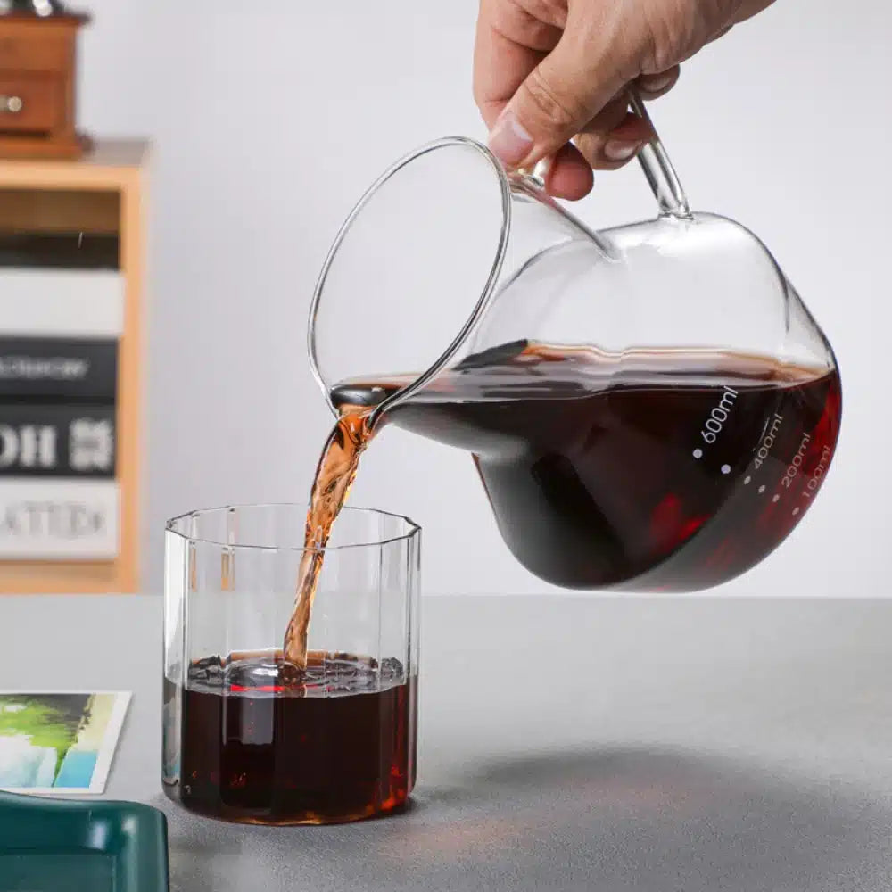 Cafetière Expresso Manuelle en Verre Borosilicate Design Moderne 350ML - vue 2