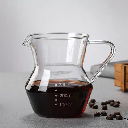 Cafetière Expresso Manuelle en Verre Borosilicate Design Moderne 350ML - vue 1