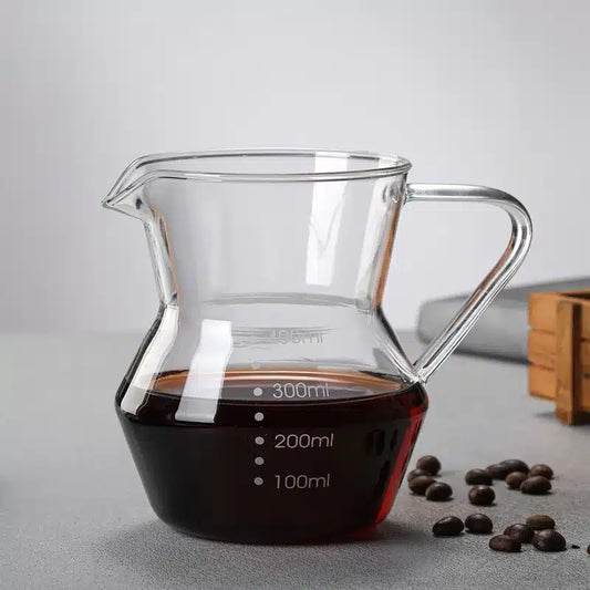 Cafetière Expresso Manuelle en Verre Borosilicate Design Moderne 350ML - vue 1
