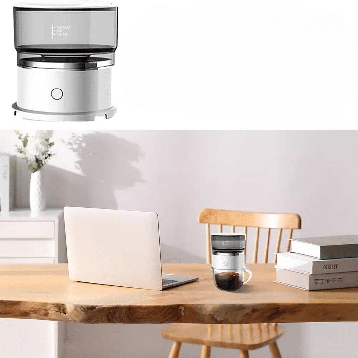 Cafetière Expresso Manuelle Portable en Acier Inoxydable 350ML - vue 5