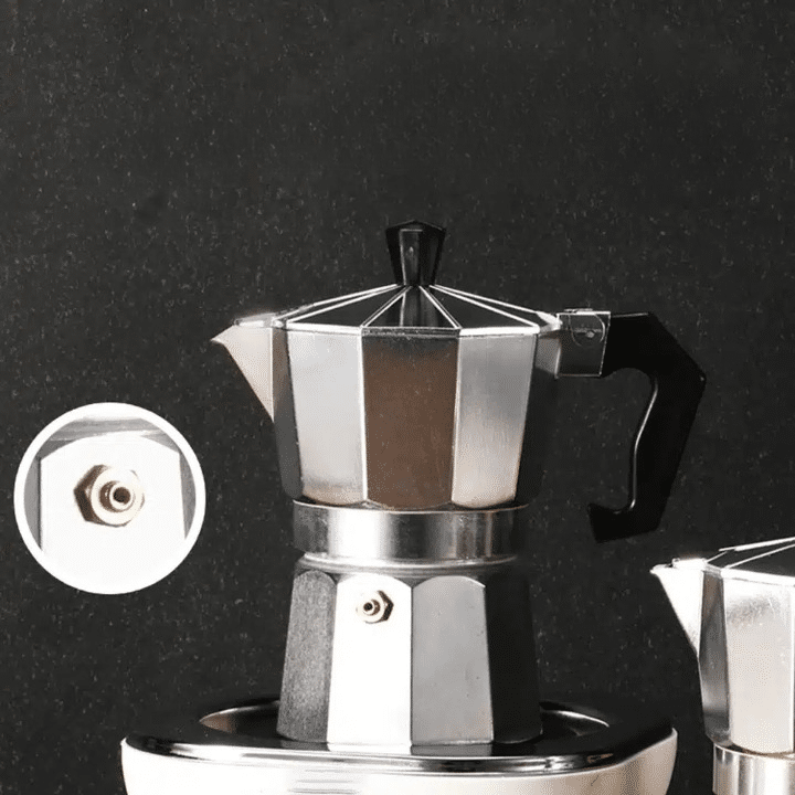 Cafetière Italienne en Aluminium Moka Express 3 Tasses - vue 2