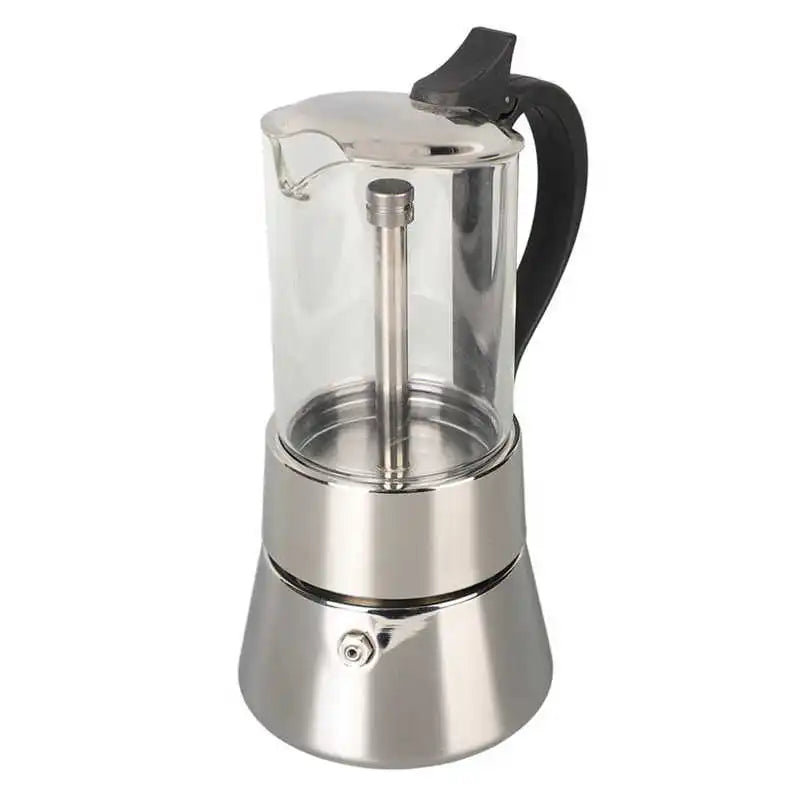 Cafetière Italienne en Inox Design Moderne 6 Tasses - vue 1