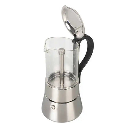 Cafetière Italienne en Inox Design Moderne 6 Tasses - vue 5