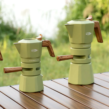 Cafetière Italienne Moka en Aluminium Coloré 2 ou 4 Tasses - vue 1