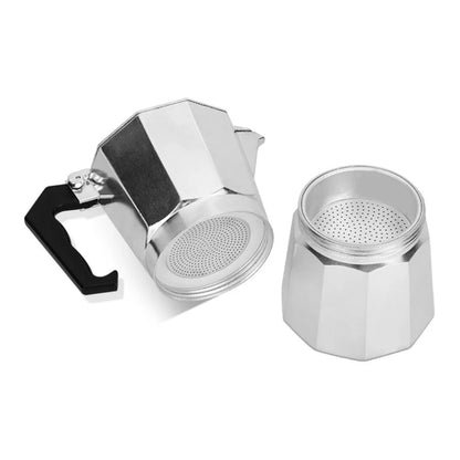 Cafetière Italienne Moka Pot en Acier Inoxydable 6 Tasses - vue 2