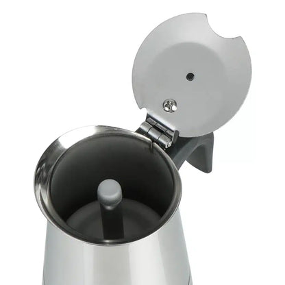 Cafetière Moka en Acier Inoxydable 1 Tasse - Préparation Parfaite - vue 3