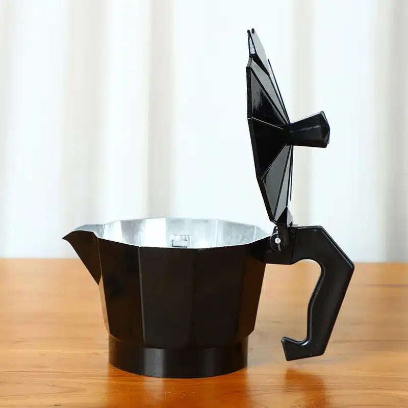 Cafetière Moka en Aluminium Design Italien 6 Tasses - vue 2