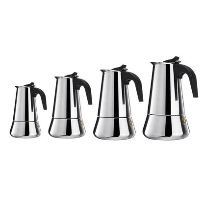 Cafetière Moka en Aluminium Italienne 2 à 6 Tasses - vue 2