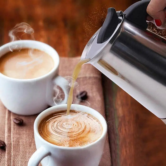 Cafetière Moka en Aluminium Italienne 2 à 6 Tasses - vue 3