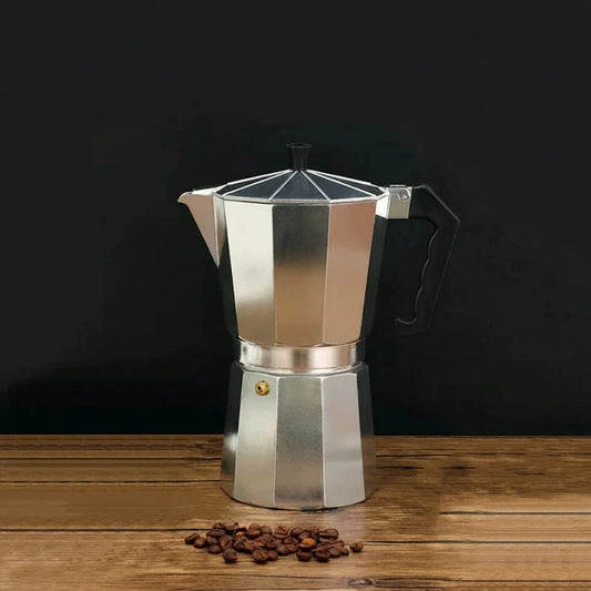Cafetière Moka Octogonale en Aluminium 3 à 6 Tasses - vue 1