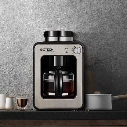 Cafetière Moulin à Café Automatique en Acier Inoxydable 1,5L - vue 2