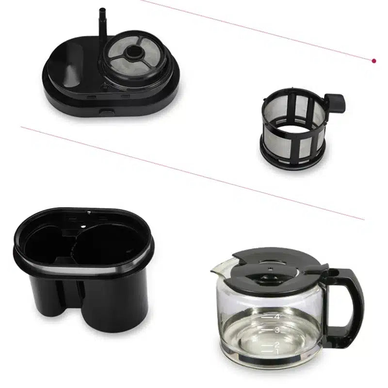 Cafetière Moulin à Café Automatique en Acier Inoxydable 1,5L - vue 5