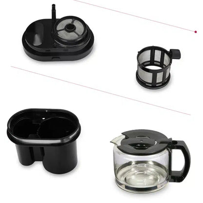 Cafetière Moulin à Café Automatique en Acier Inoxydable 1,5L - vue 5