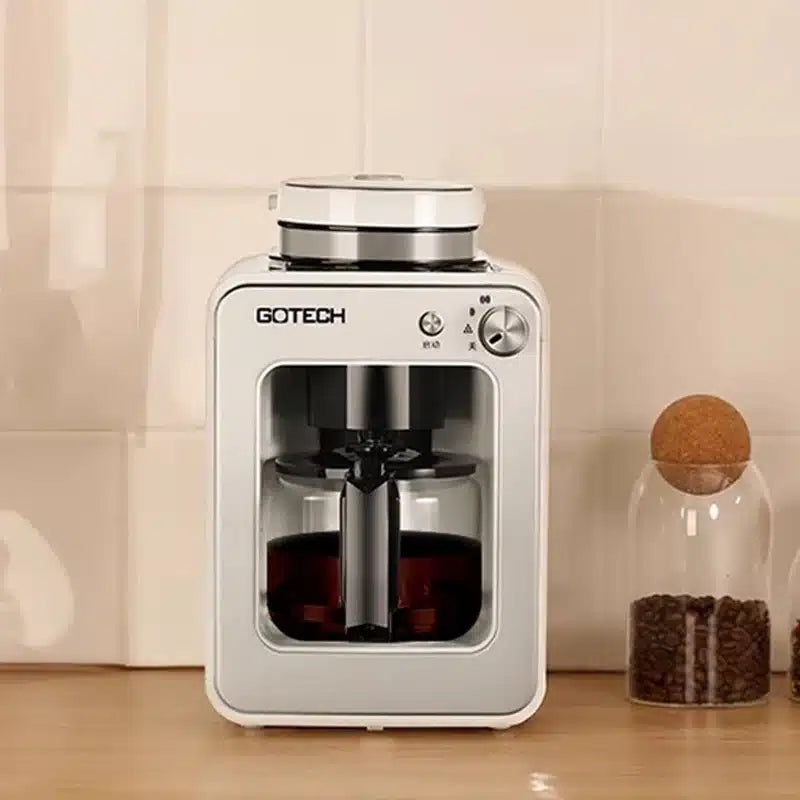 Cafetière Moulin à Café Automatique en Acier Inoxydable 1,5L - vue 3