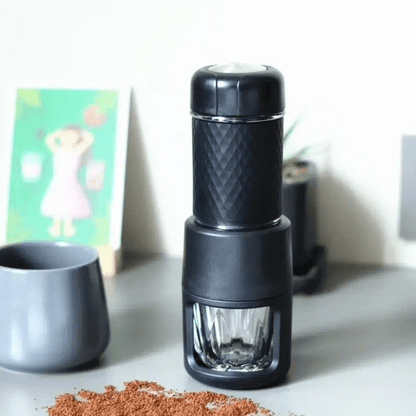 Cafetière Nomade en Acier Inoxydable pour Espresso 250ML - vue 1