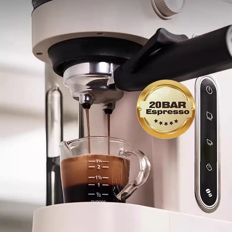 Cafetière Percolateur en Acier Inoxydable avec Moulin 1.2L - vue 3