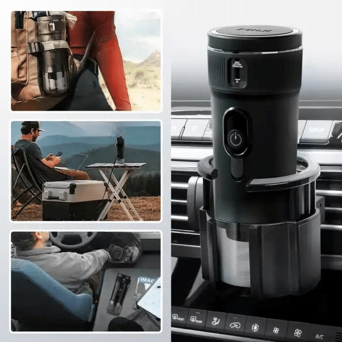 Cafetière Portable en Acier Inoxydable avec Infusion Froide 12V - vue 5