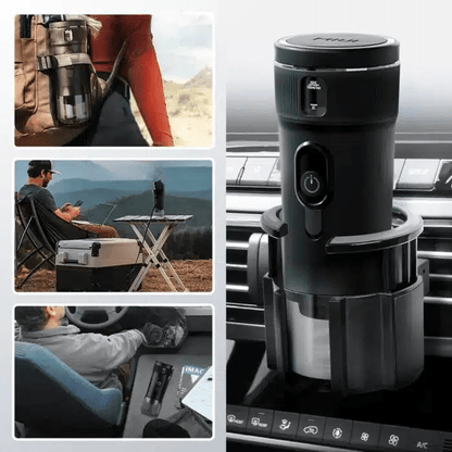 Cafetière Portable en Acier Inoxydable avec Infusion Froide 12V - vue 5