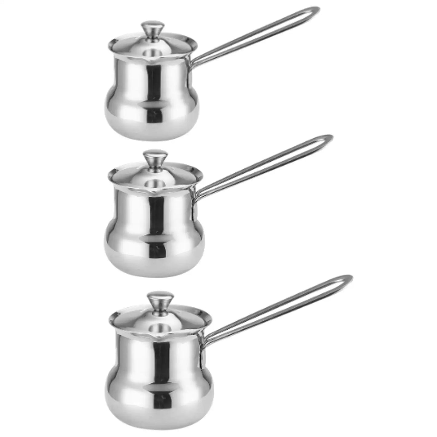 Cafetière Turque en Acier Inoxydable à Long Manche 300ML - vue 4