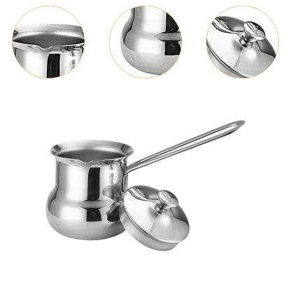 Cafetière Turque en Acier Inoxydable à Long Manche 300ML - vue 5