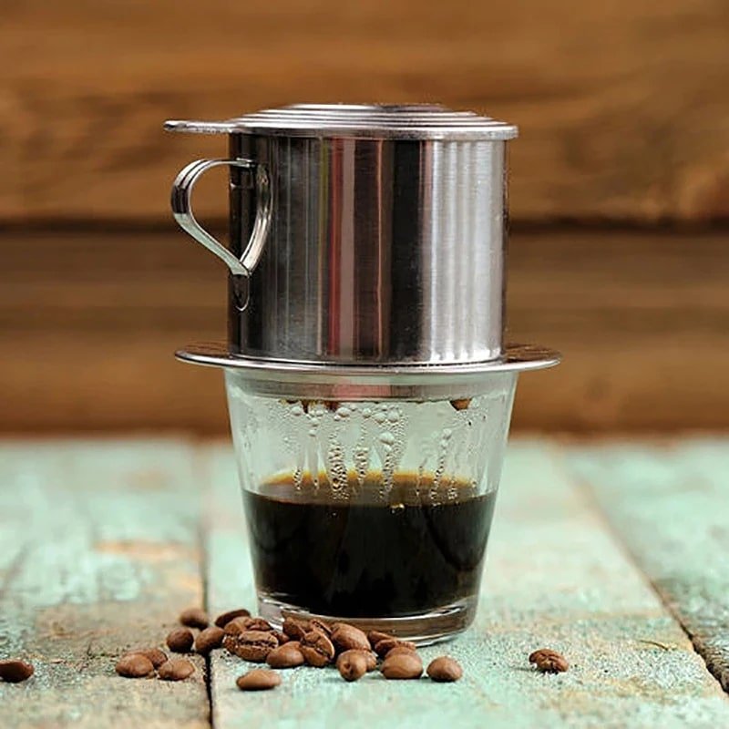 Cafetière Vietnamienne en Acier Inoxydable avec Filtre 300ML - vue 4