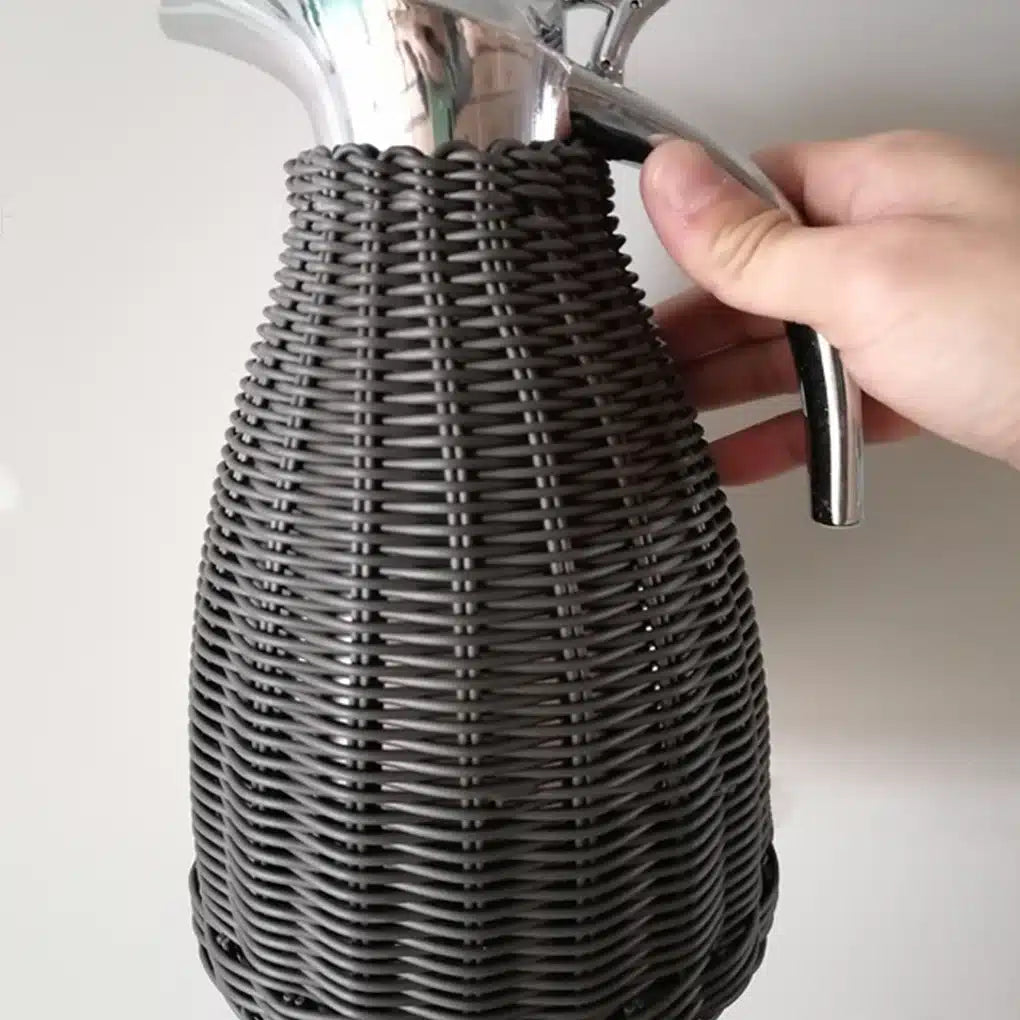 Carafe à Piston en Acier Inoxydable Design Élégant 1L - vue 3