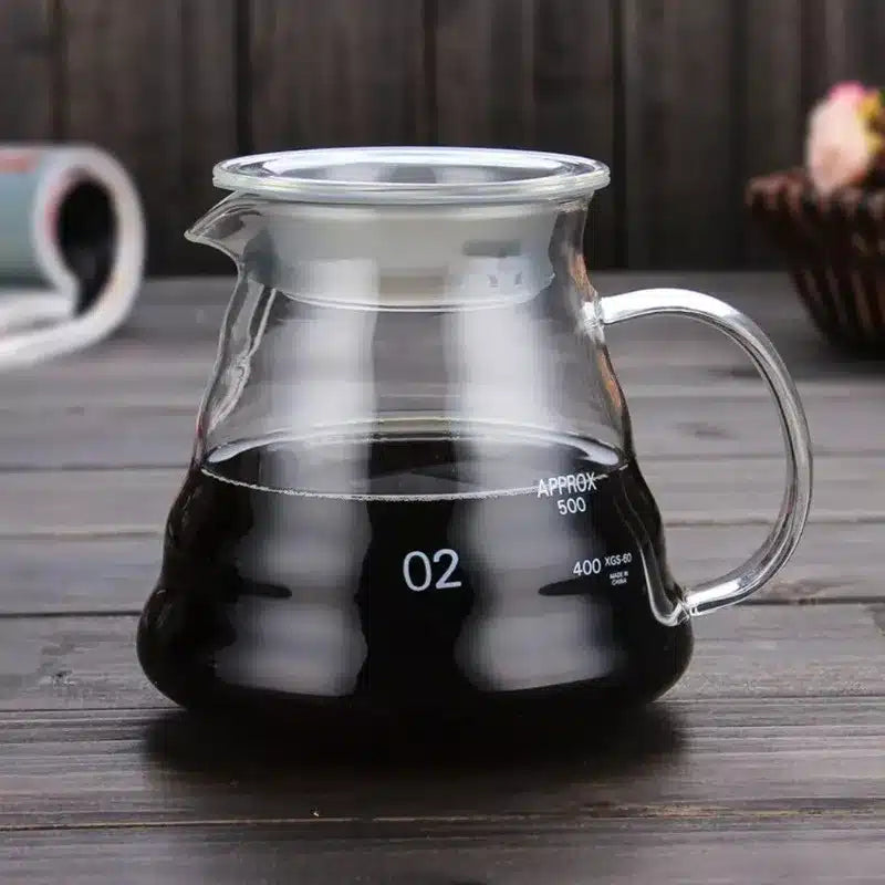 Carafe à Café en Verre Élégante 600ML - Design Moderne - vue 2