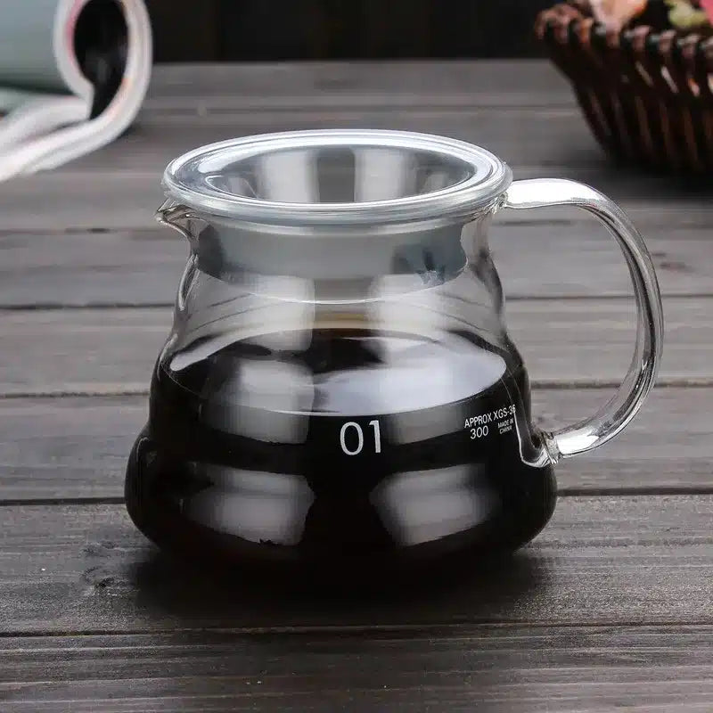 Carafe à Café en Verre Élégante 600ML - Design Moderne - vue 3