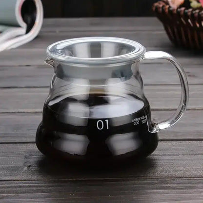 Carafe à Café en Verre Élégante 600ML - Design Moderne - vue 3